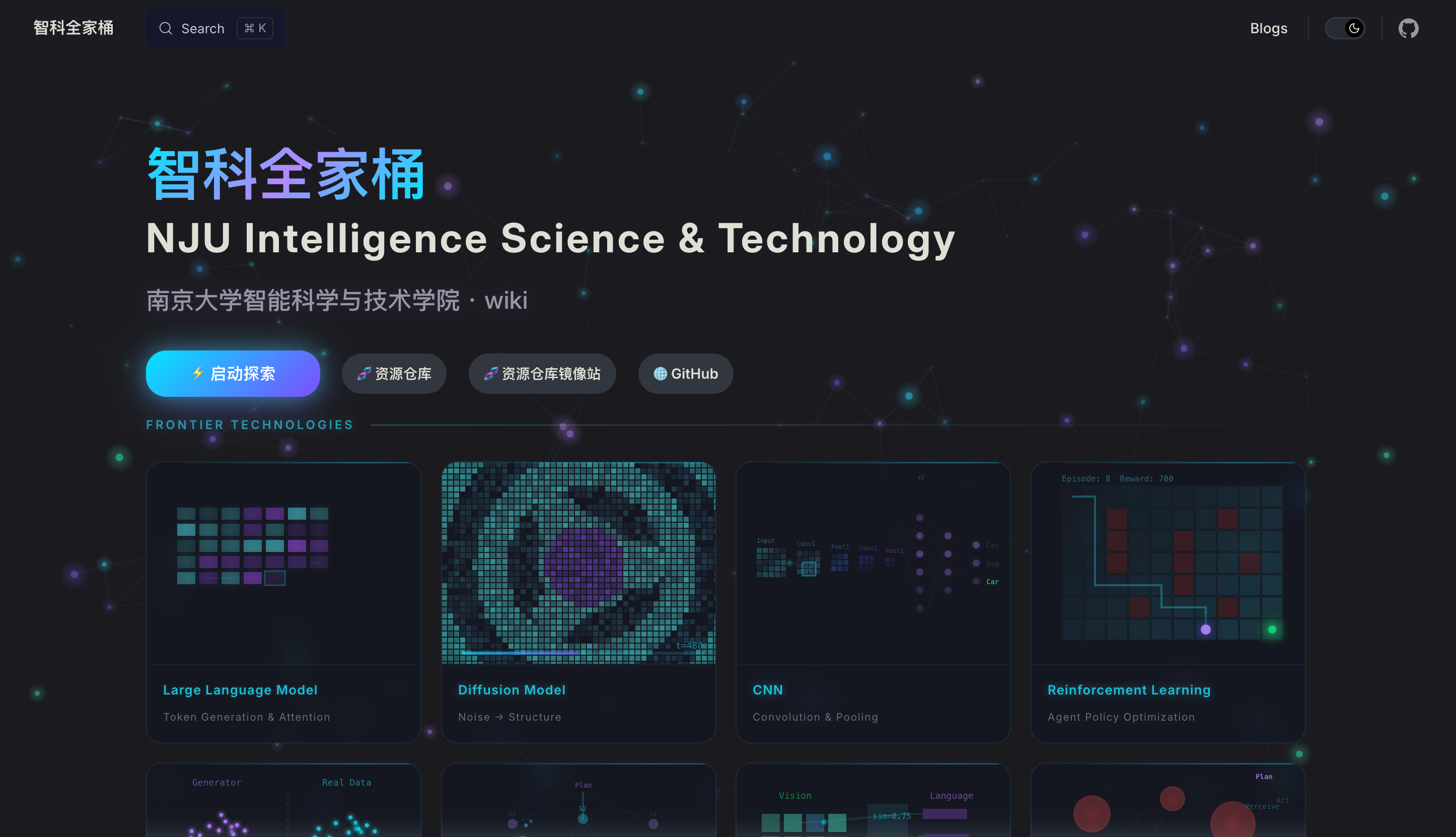 NJUIS-Wiki 网站界面截图