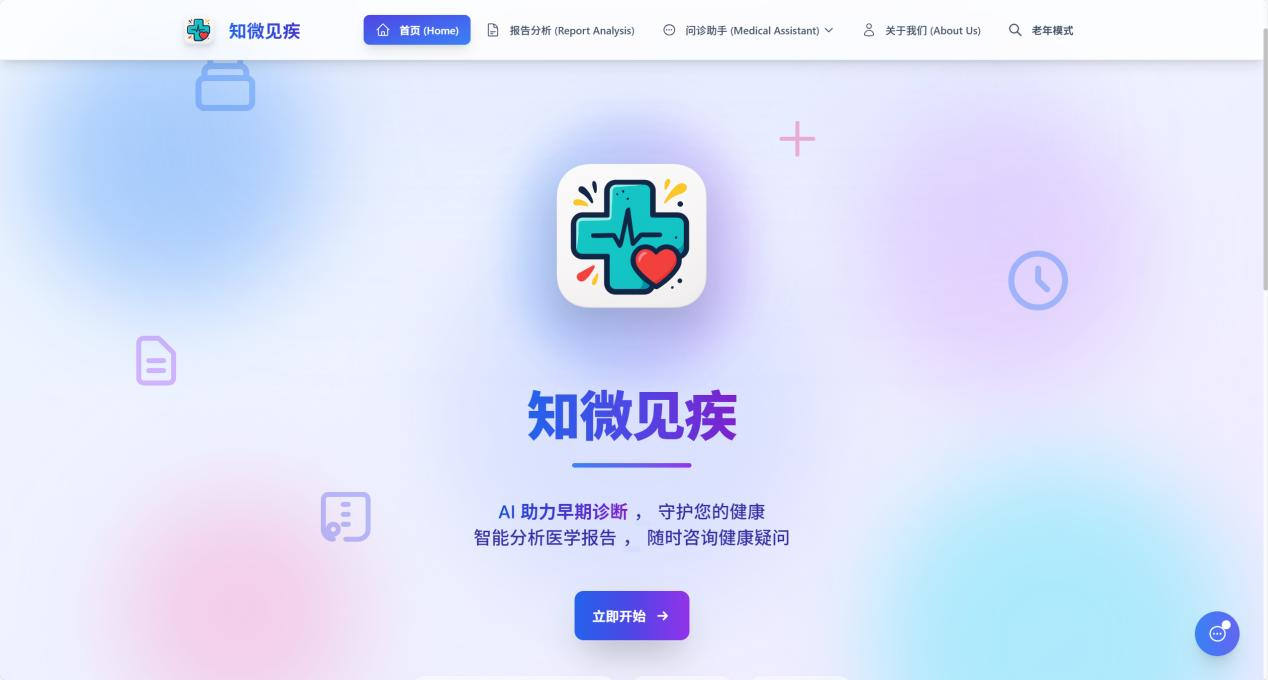 知微见疾项目界面截图